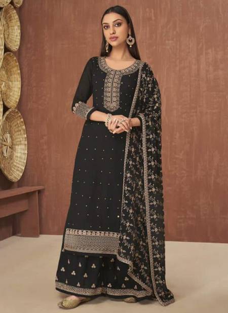Black Colour ZUBEDA RAUZAN New Designer Fancy Festive Wear Salwar Suit Collection Catalog